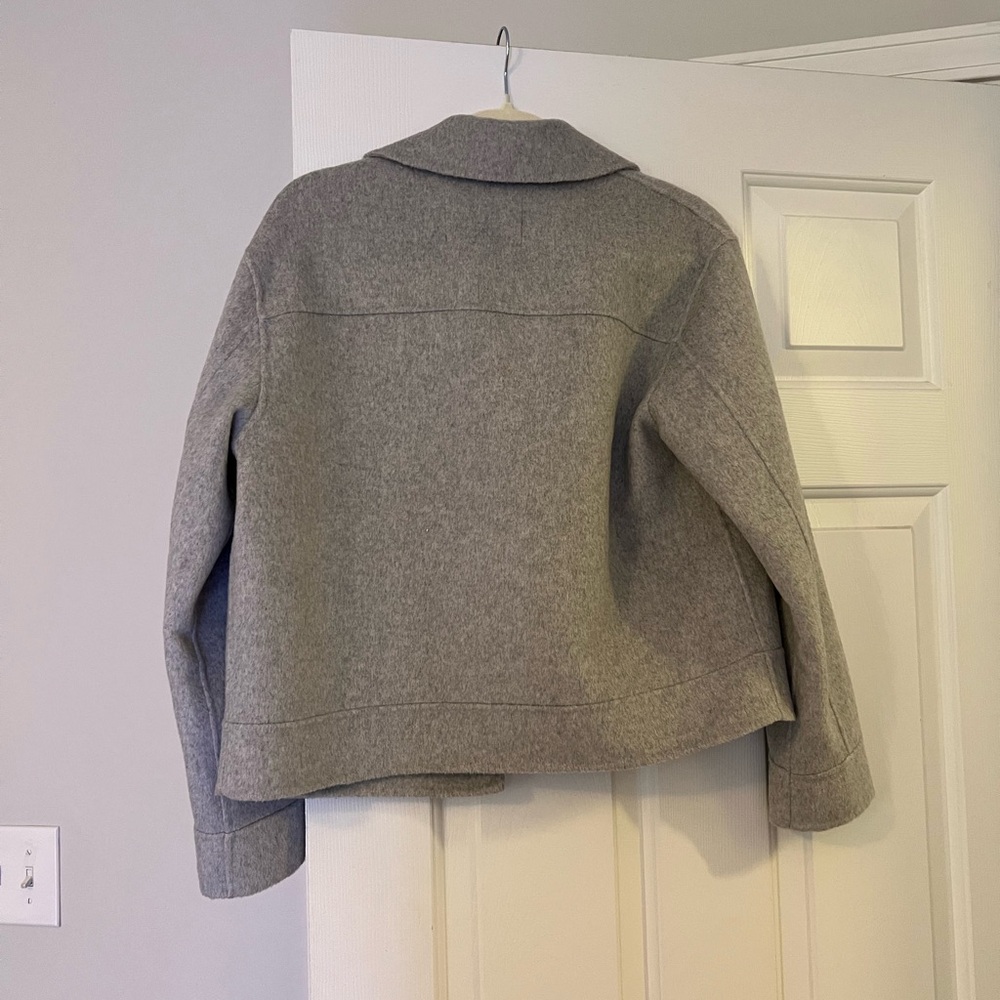 Gray Wool Utility Jacket - Picture 3 of 3
